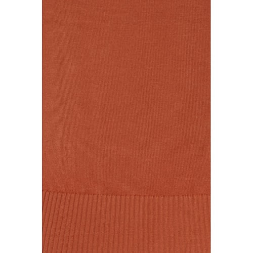Chrissie Plain Jumper er fabelagtig 50'er-inspireret strikbluse lavet i blødt orange garn