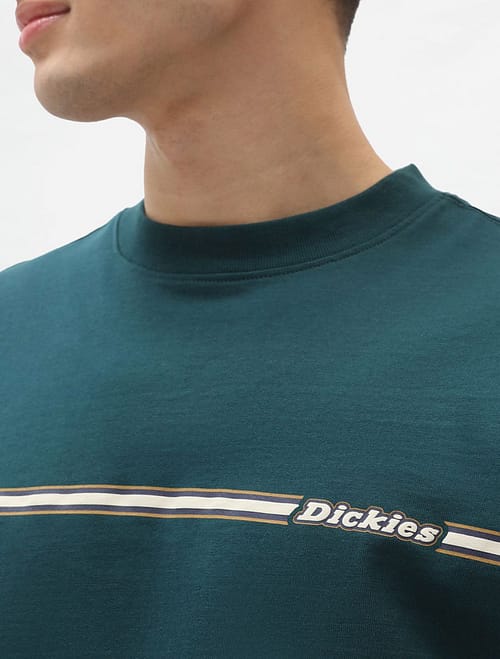 Dickies Sparkman langærmet T-shirt i farven Ponderosa Pine er en afslappet herre t-shirt
