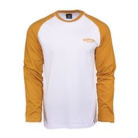 Dickies Baseball langærmet t-shirt, med kontrast farvede raglan ærmer i sennepsgul