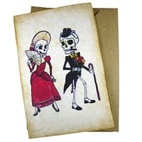 Fiesta - Håndlavet mexicanske kort med konvolut