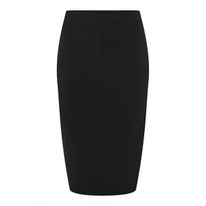 Perfekt sort pencil nederdel i bengaline som smyger sig om kroppen. Ideelt til både arbejdsdag eller dresset op med et par høje hæle og en fin top.