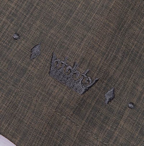 Diamond Stitch Button Up klassisk olivengrøn skjorte fra Steady Clothing