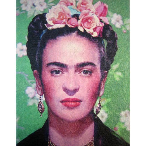Frida Kahlo Spring - Håndlavet mexicanske kort med konvolut
