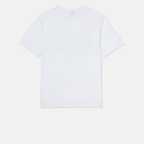Dickies Aitkin t-shirt i White/Honey Gold er en klassisk t-shirt med rund hals