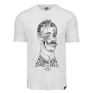 Dickies Taberg t-shirt i hvid med stort sort print