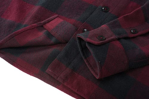 klassisk ternet flannel skovhuggerskjorte i violet og sort fra Dickies