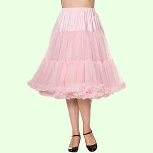Fluffy light pink petticoat/strutskørt