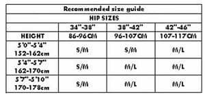 Gipsy Size Guide