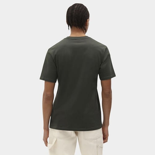 Mapleton er en klassisk hverdags t-shirt fra Dickies, her i farven olivengrøn