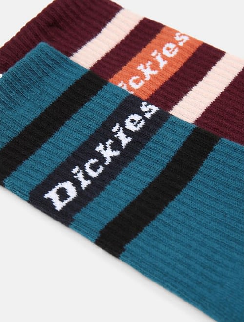 Dickies Madison Heights strømper 2-pak er klassiske Dickies logo strømpe