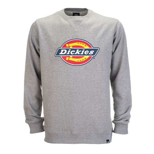 Dickies Harrison er en klassisk crew neck sweatshirt med det ikoniske Dickies logo trykt foran på brystet.