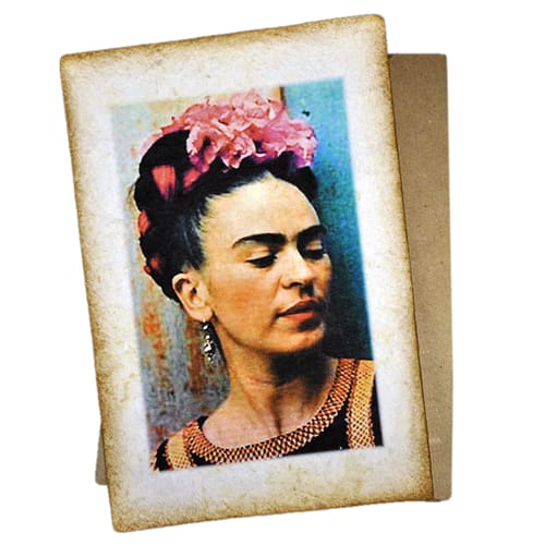 Den ikoniske og smukke kvinde Frida Kahlo portræt