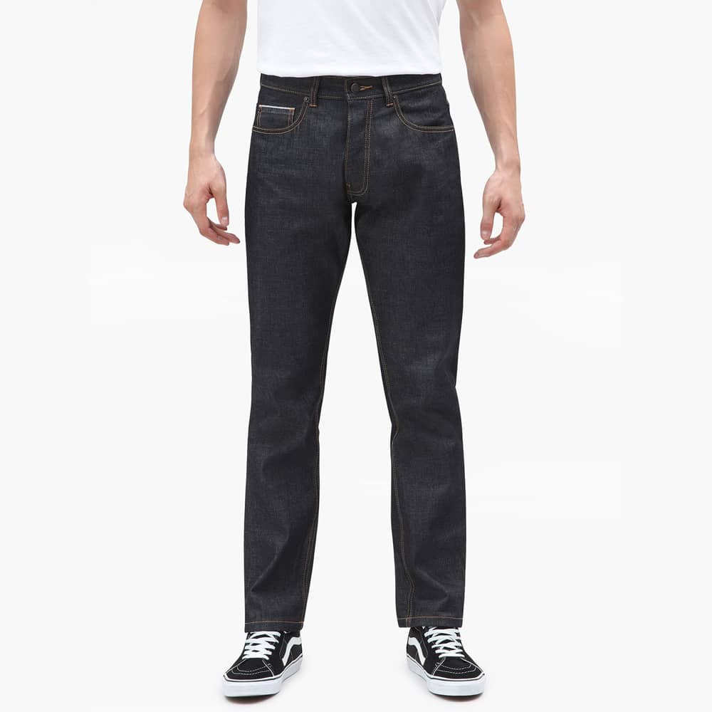 Dickies regular fit selvedge jeans The Dickies Pennsylvania Jeans i 100% bomuld, 13oz twill med kontrastsømme
