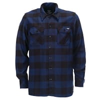 Sacramento er den klassiske ternede flannel skjorte fra Dickies, her i sort og blå